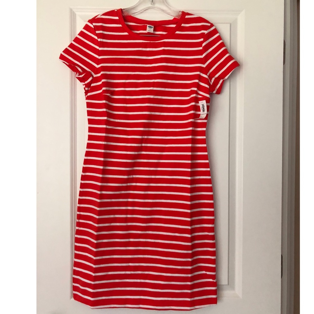 Old Navy Fitted Crew-Neck Tee Dress